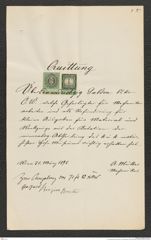 k.k. naturhistorisches Hofmuseum, Intendanzakten 1885-1896 (Hauer), Aktenzahl Z.652/1893, Seite 23